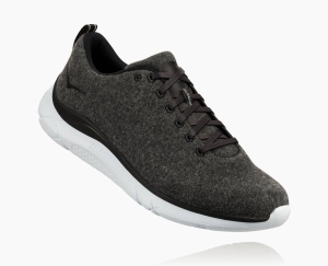 Hoka One One Hupana Wool Men's Sneakers Neutral Gray/White | 53168BMIH